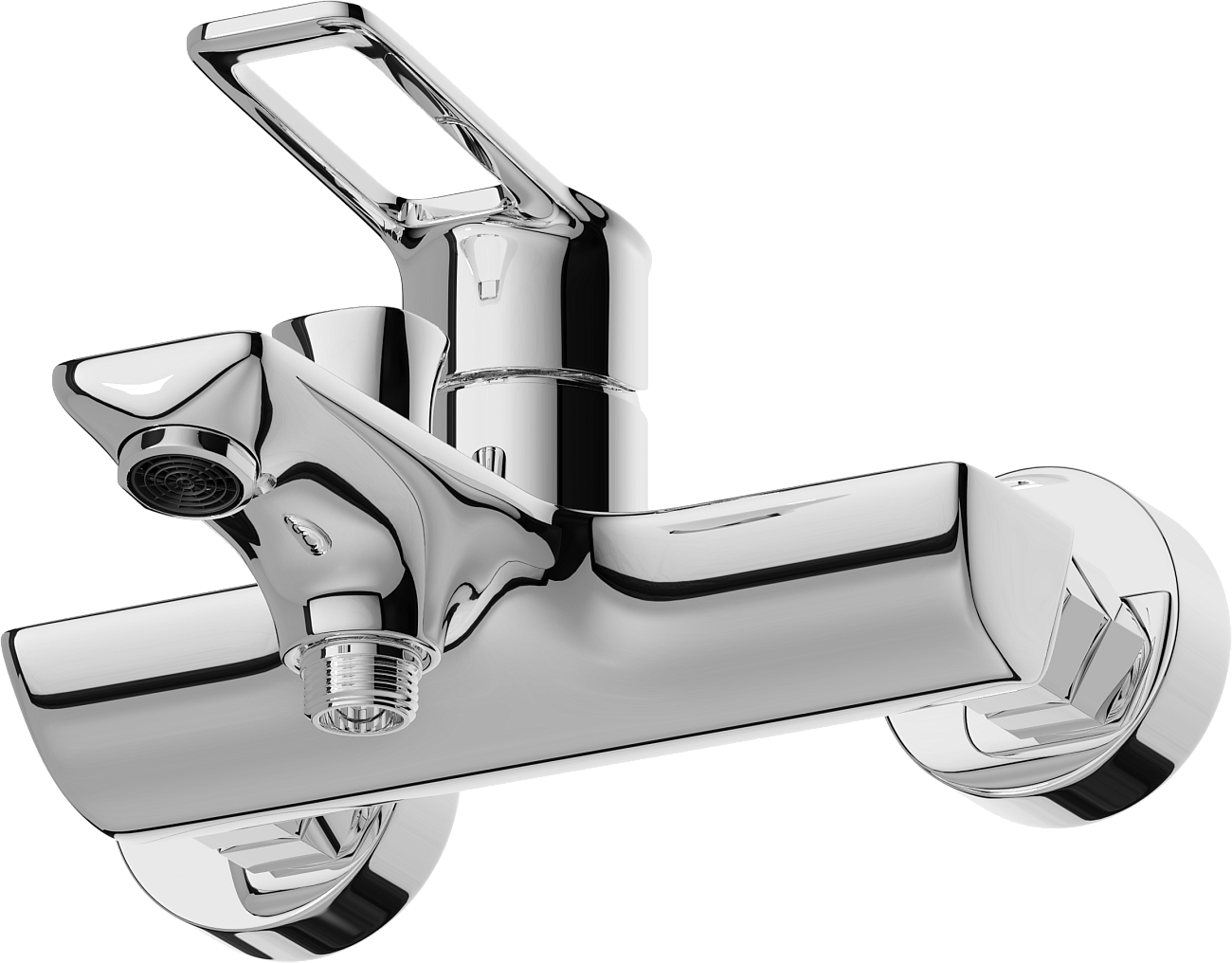 Смеситель для ванны однорычажный хром Stworki "Флом" FL-02cr - изображение 7