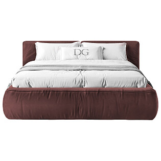 Кровать двуспальная 160х200 красная "Хантер"