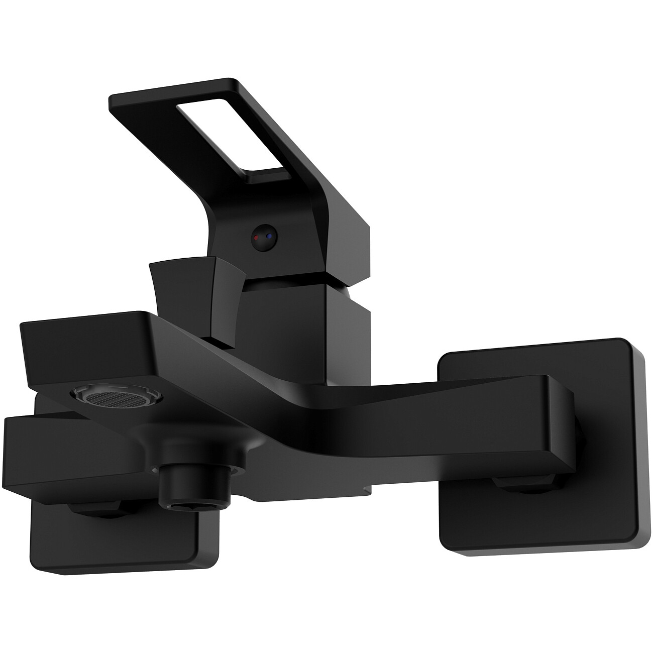 Смеситель для ванны с душем настенный черный Stworki "Хедмарк" S38100BK - изображение 8