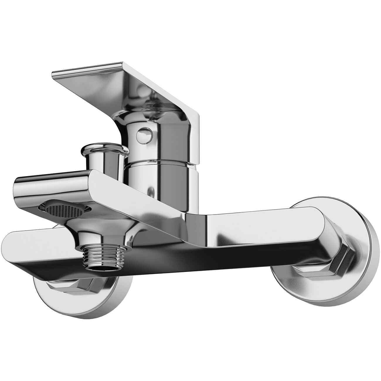 Смеситель для ванны с душем настенный хром Stworki "Колдинг" S32100CR - изображение 8