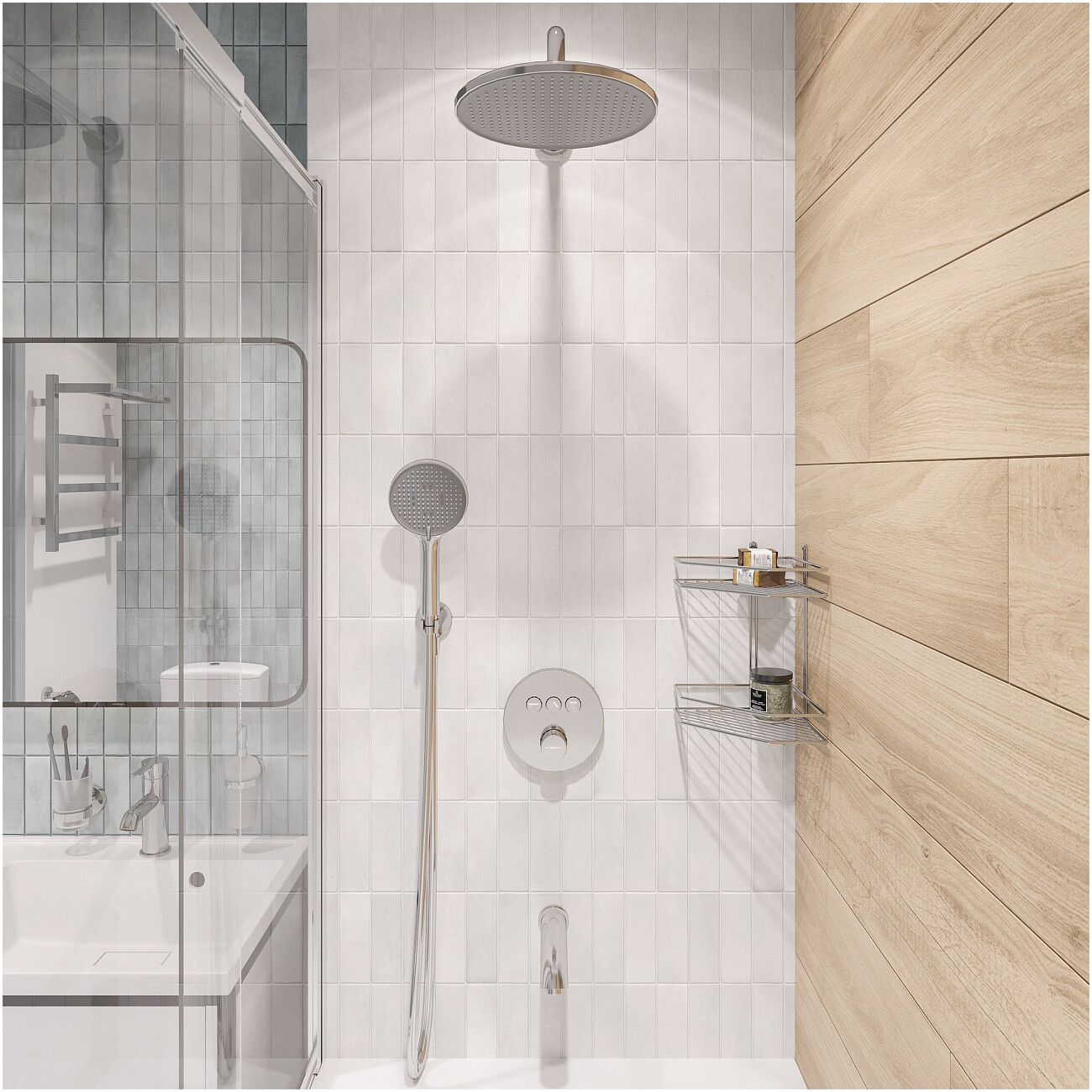 Душевой комплект и изливом хром Stworki "Левангер" S07210CR - изображение 7