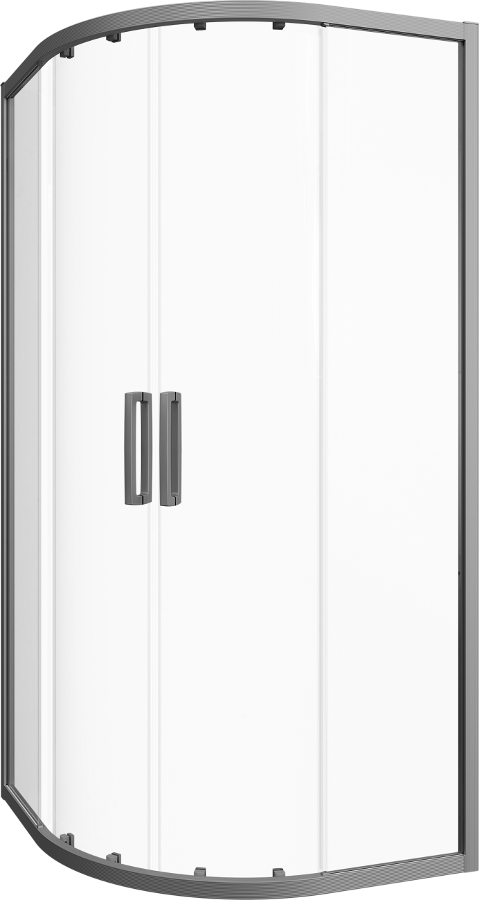 Душевой уголок 80х80 см хром матовый, прозрачное стекло Stworki "Хельсинки" - изображение 5