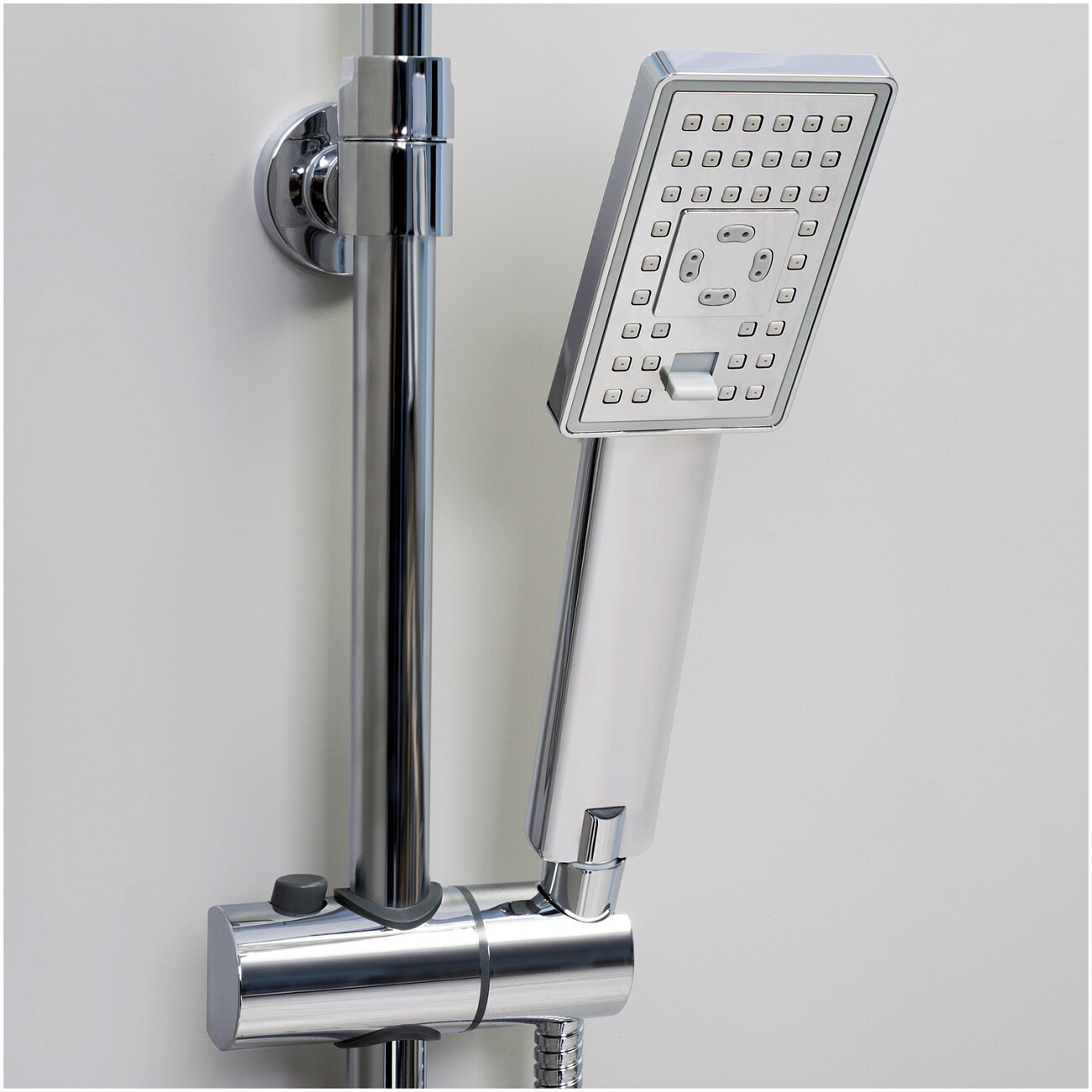 Душевой комплект с верхним душем и лейкой хром Wasserkraft A15502 Thermo - изображение 8