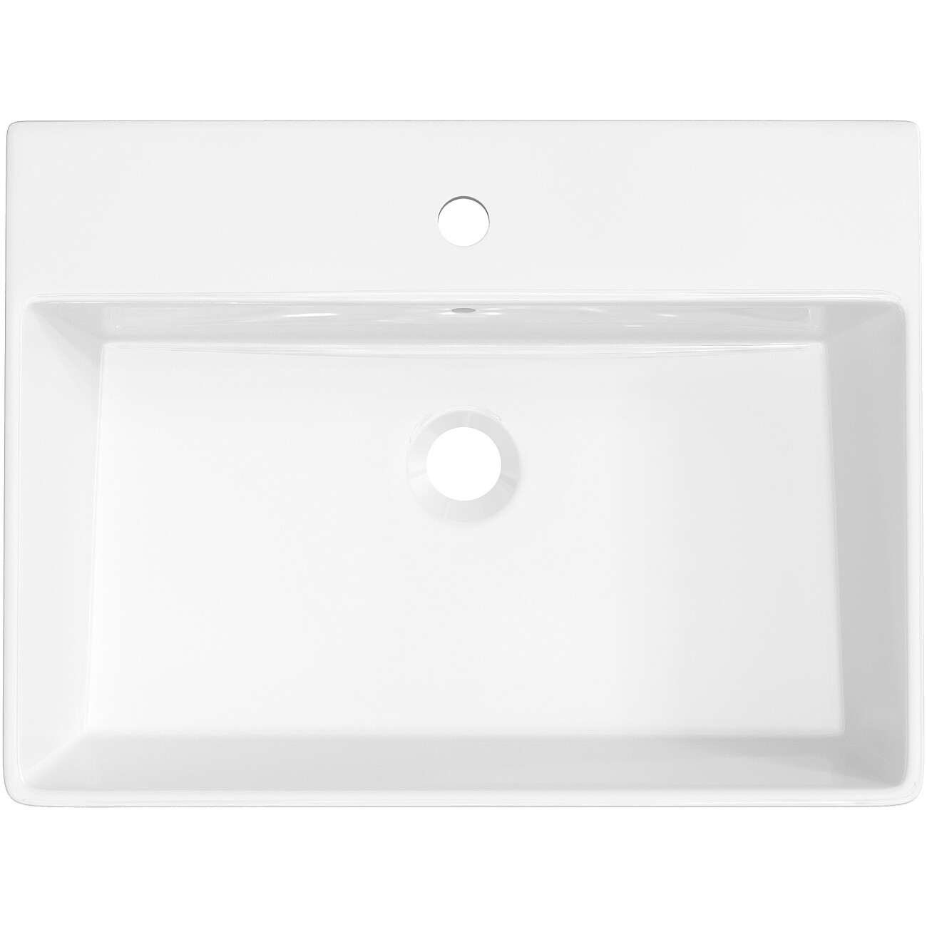 Раковина подвесная 60 см белая Diwo "Архангельск" VG 0060 - изображение 7