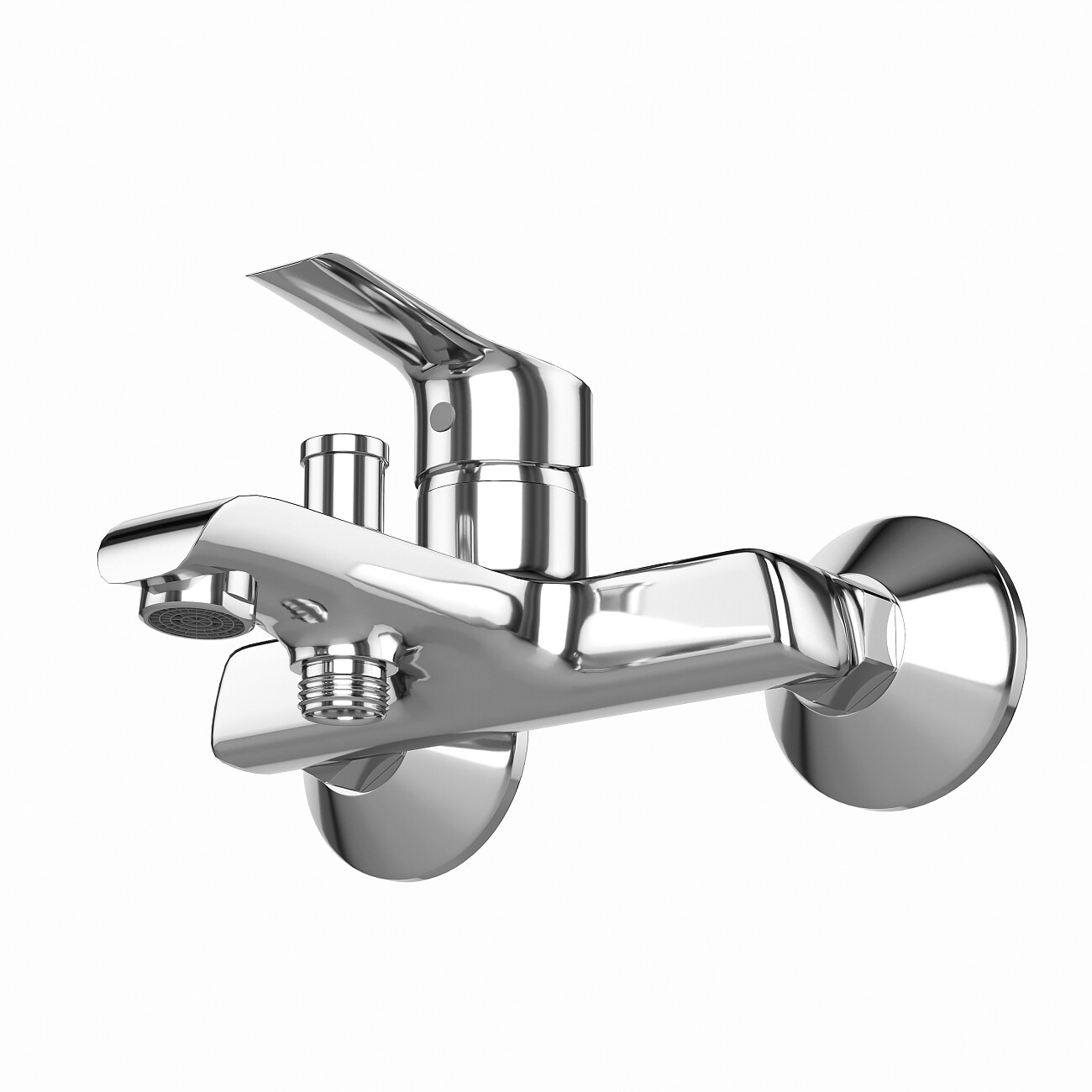 Смеситель для ванны и душа однорычажный с душевым гарнитуром хром Diwo "Муром" MU-02cr - изображение 10