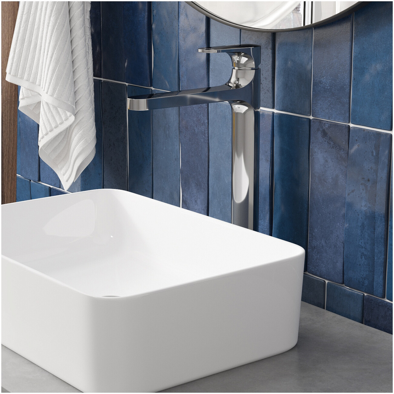 Смеситель для раковины из латуни хром Wasserkraft 3103H - изображение 3