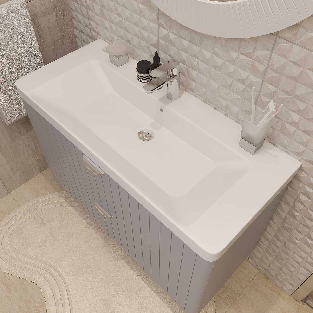 Смеситель для раковины однорычажный хром Stworki "Берген" BER-01cr - изображение 8