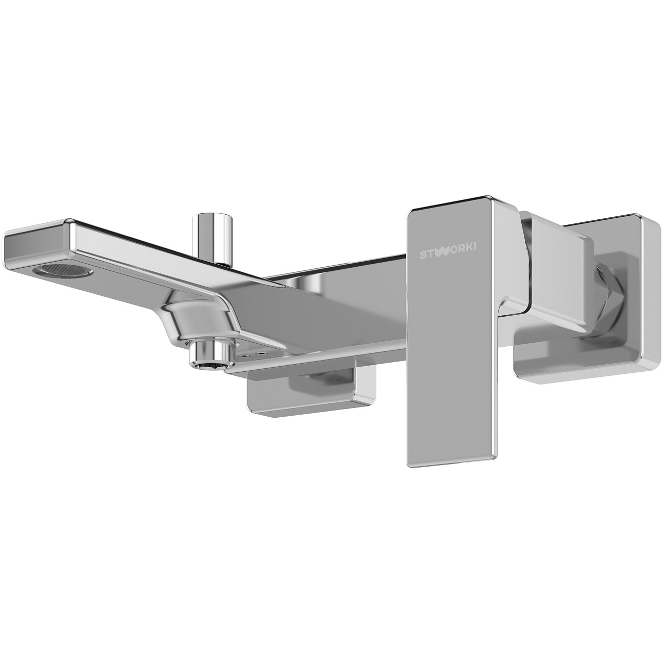 Смеситель для ванны с душем настенный хром Stworki "Ольтен" S39100CR - изображение 7