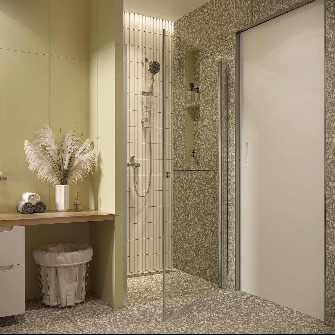 Душевая стойка с держателем и мыльницей хром Stworki "Брамминг" BR-04cr - изображение 7