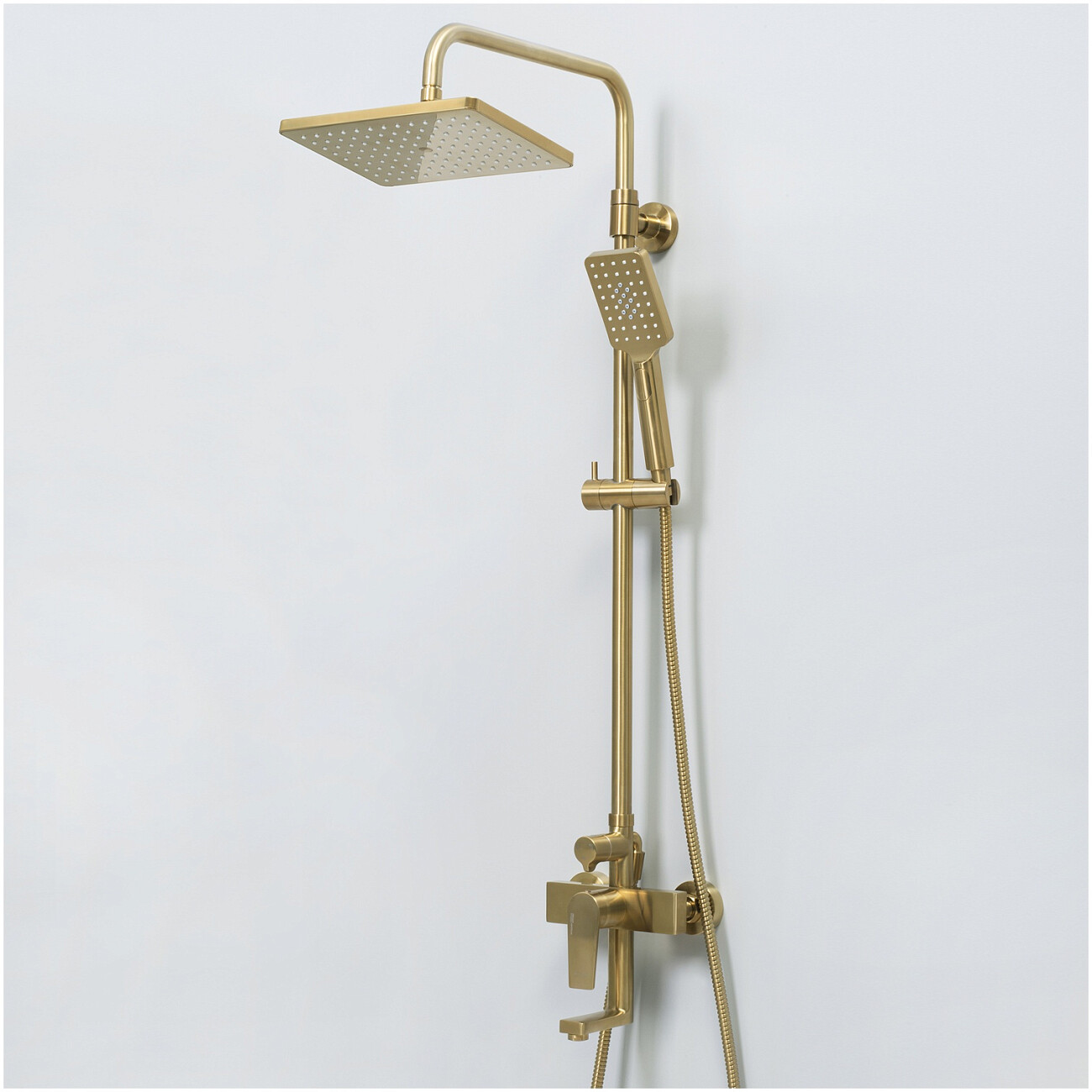 Душевая система со смесителем из латуни золотая Wasserkraft A15501 - изображение 3