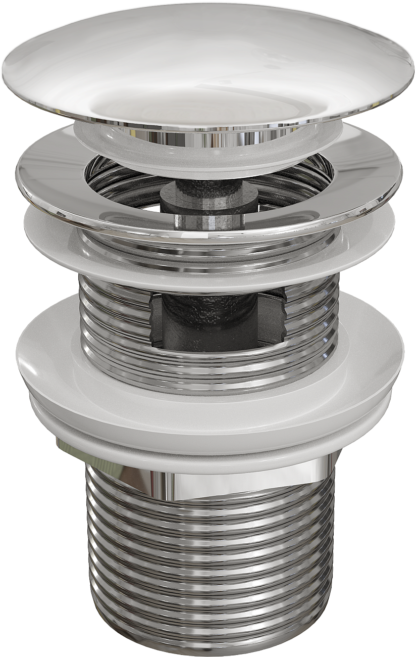 Сифон для раковины с донным клапаном хром Stworki HFEW08000 MO-08 - изображение 3