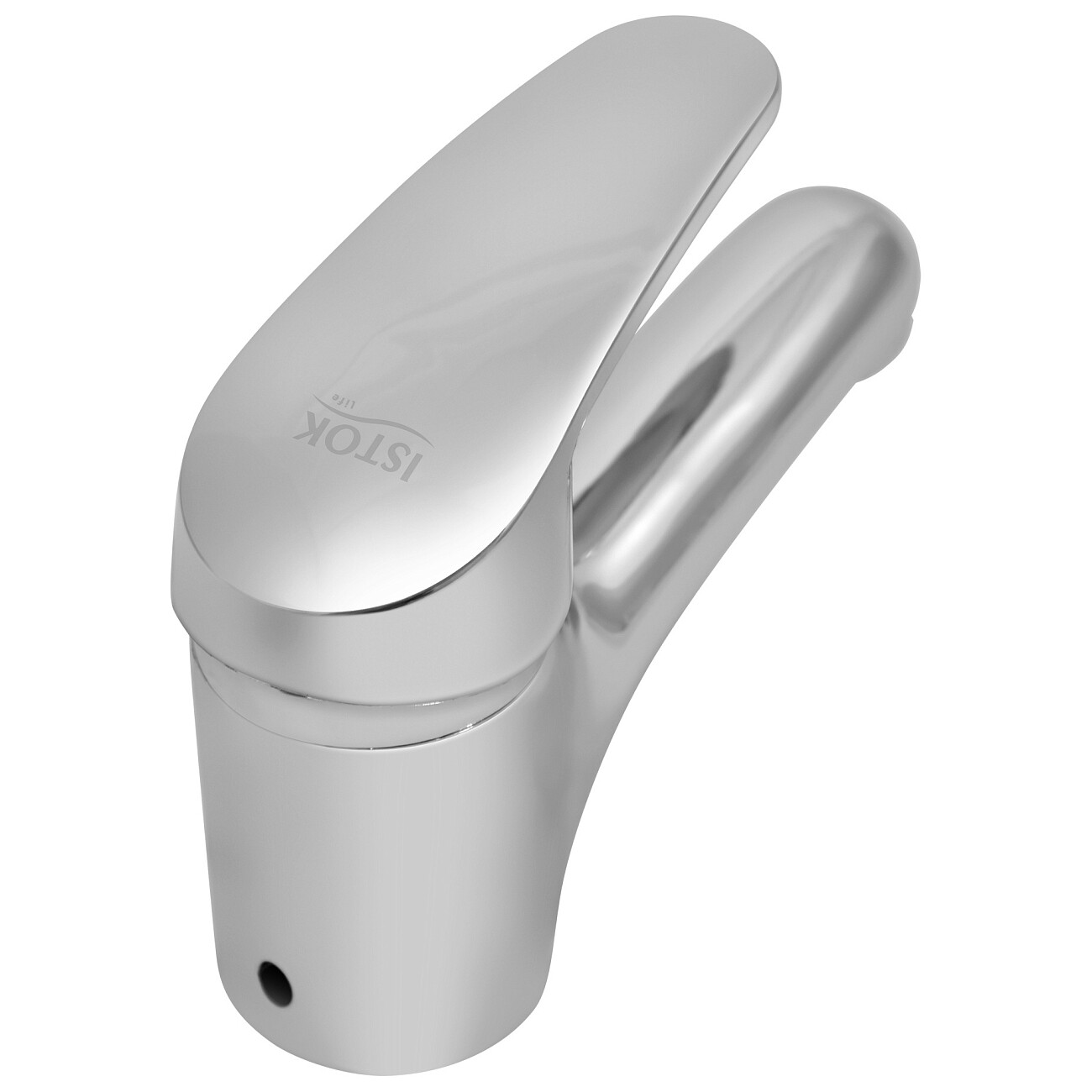 Смеситель для раковины латунный однорычажный с литым изливом хром Istok life Luxe 0402.770 - изображение 12