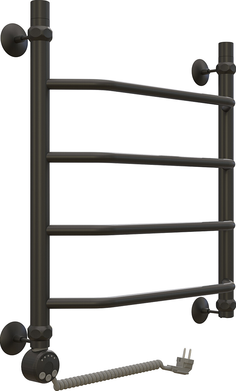 Полотенцесушитель электрический 60х50 см черный матовый Ewrika "Сафо" T L 4627201609236 - изображение 5