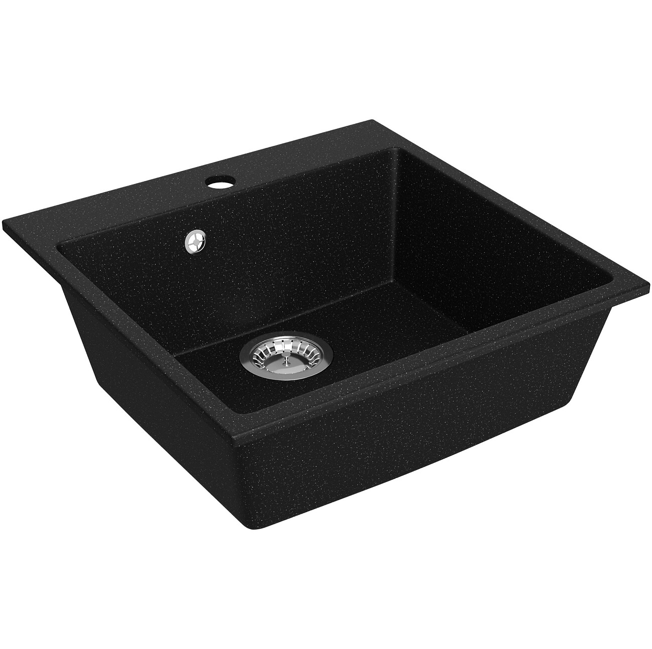 Мойка кухонная черная Domaci "Болонья" М-42-002 - изображение 9