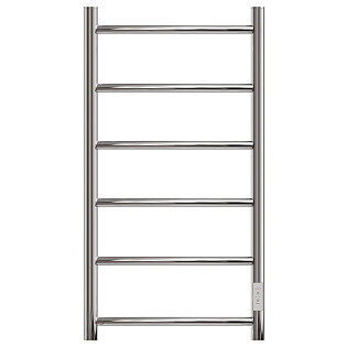 Полотенцесушитель электрический 50х80 см с диммером справа хром Point &quot;Афина&quot; PN04858 П6