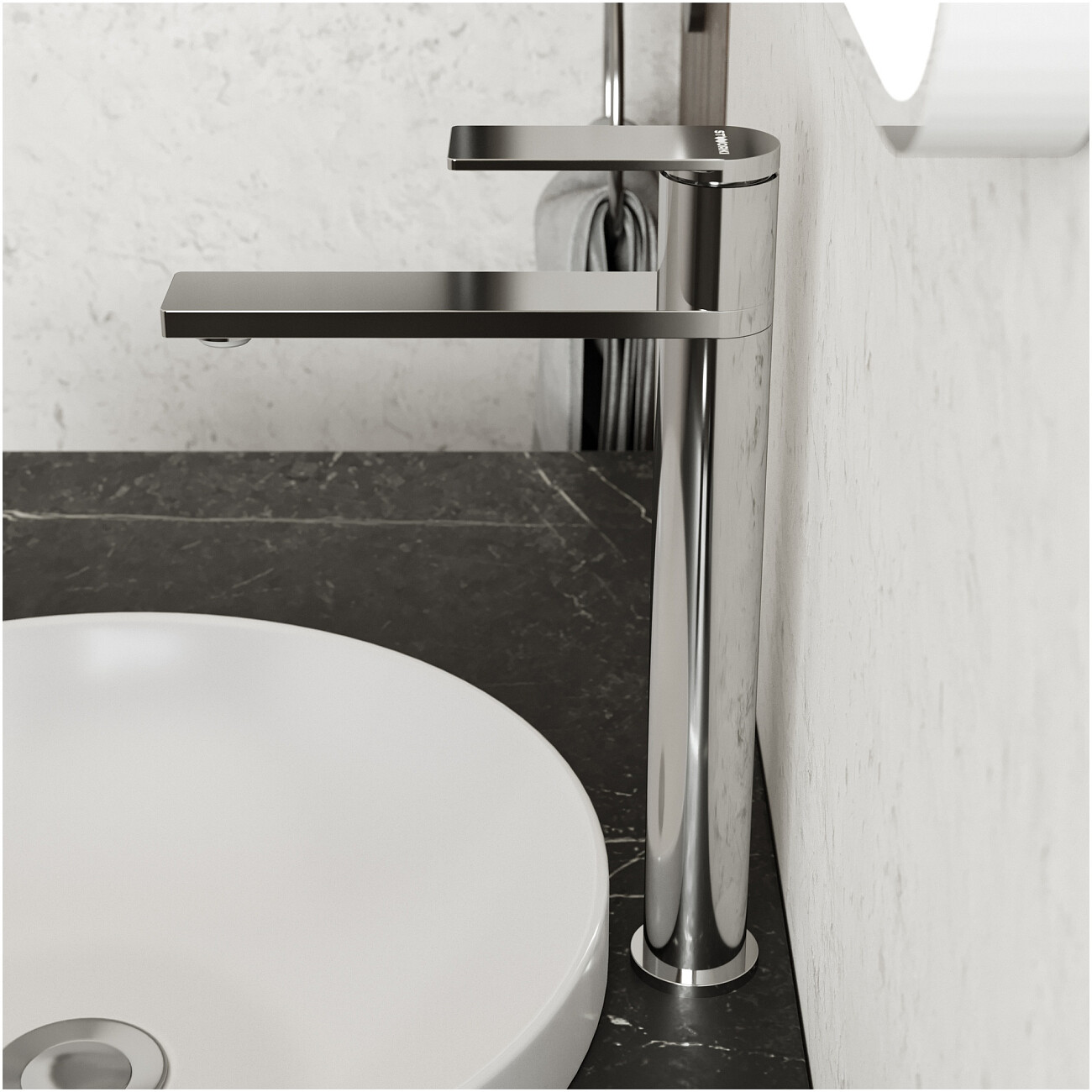 Смеситель для раковины однорычажный хром Stworki "Олланд" S01020CR - изображение 7