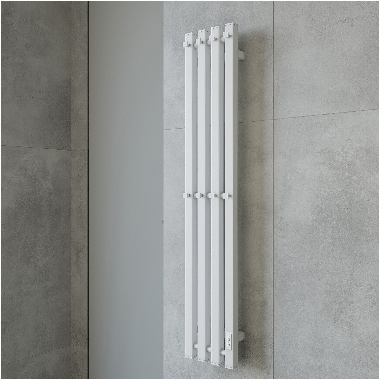 Полотенцесушитель электрический 120х21 см белый Ewrika "Пенелопа" P4 4657801249341 - изображение 7