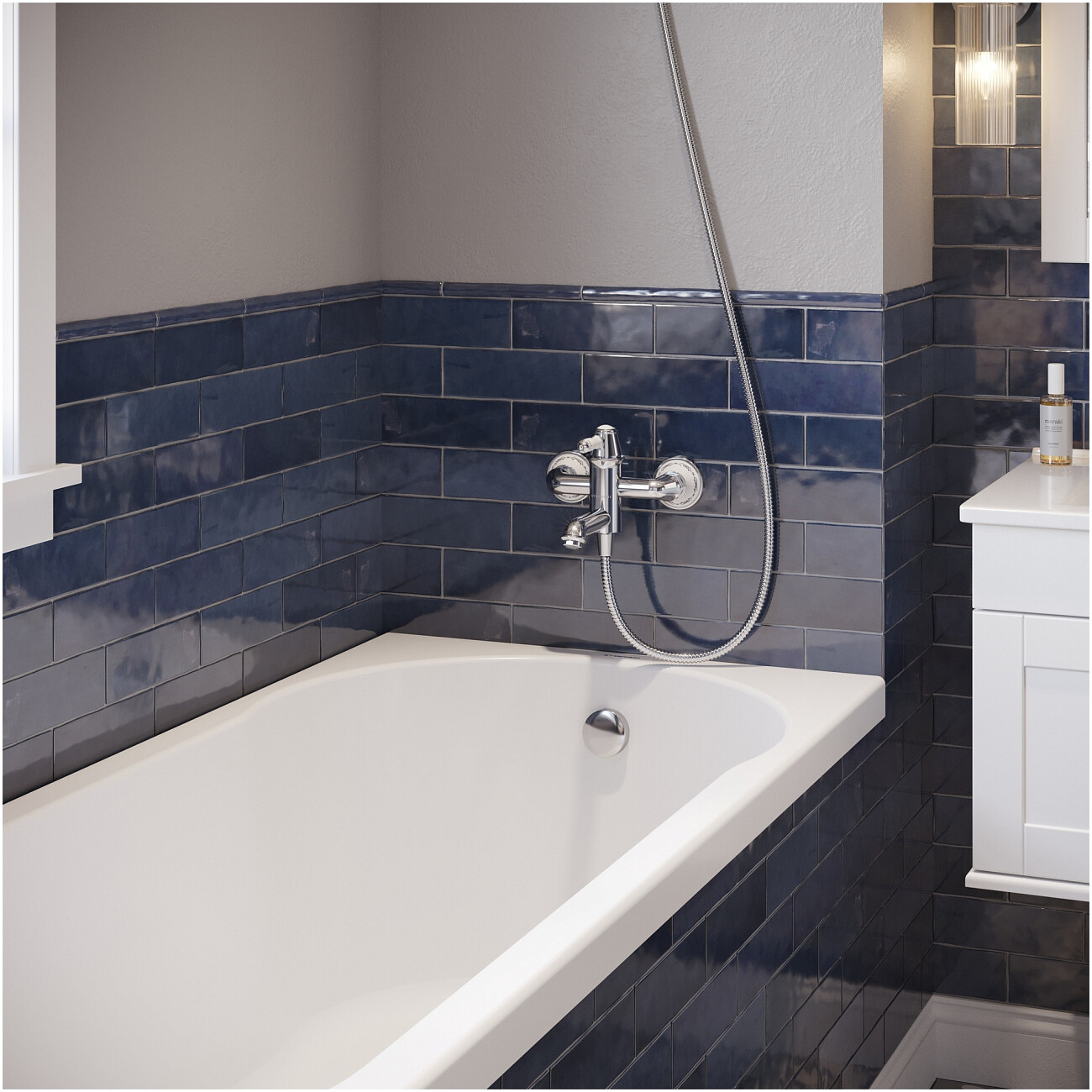 Смеситель для ванны с душем настенный хром Stworki "Свендборг" S02100CR - изображение 6