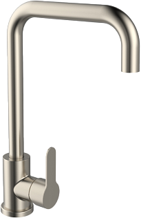 Смеситель для кухни из латуни матовый никель Domaci &quot;Равенна&quot; TR-04ni