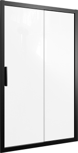 Душевая дверь в нишу раздвижная 110 см черная Stworki &quot;Стокгольм&quot; 3GW059TTKK000
