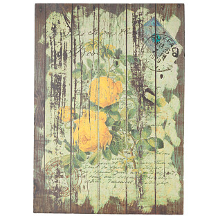 Декоративная панель Flores Yellow