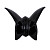 Декоративная бабочка Mahaon 1 Черный   h12 (13*12*6)