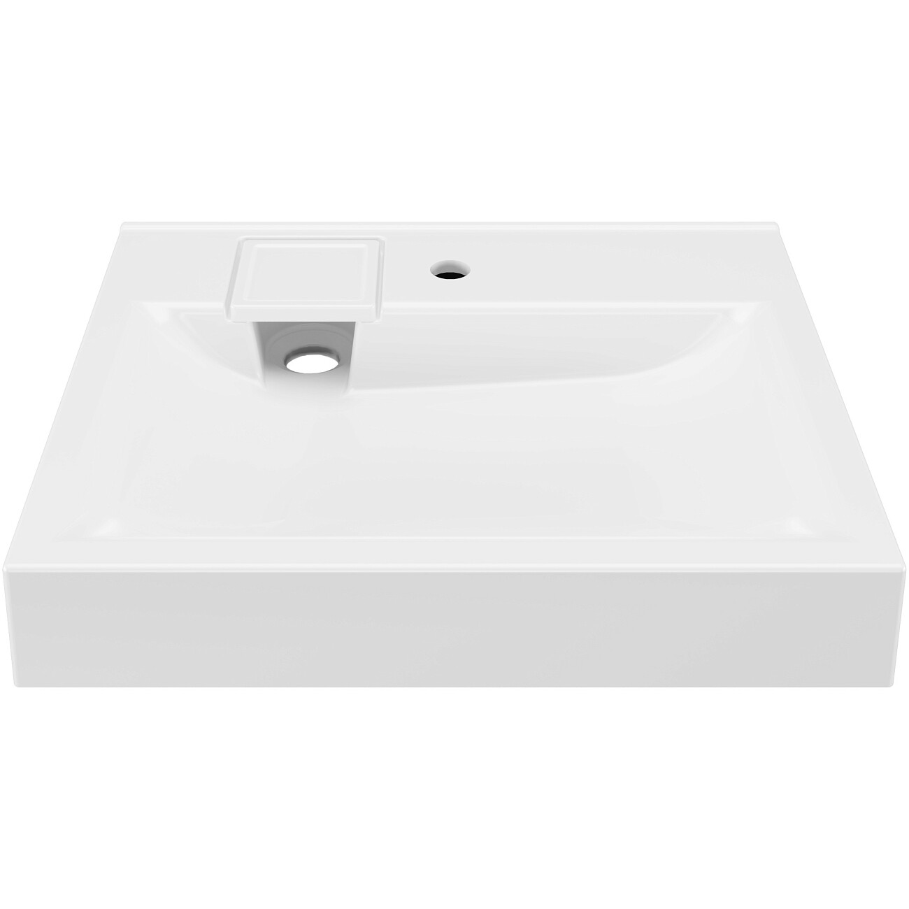 Раковина на стиральную машину 60х50 см белая Diwo "Ростов" RRnS500 - изображение 3