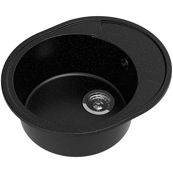 Мойка кухонная черная Reflection Allonge RF0658BL - изображение 1