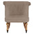 Кресло маленькое бежевое со стяжкой Amelie French Country Chair