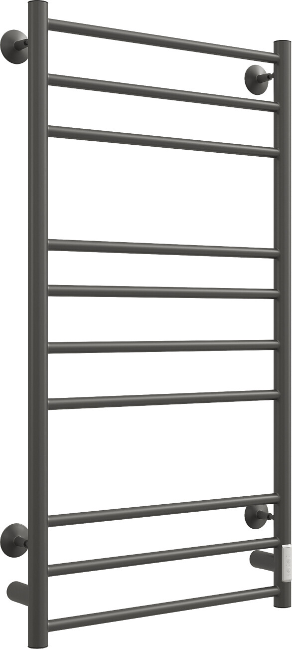 Полотенцесушитель электрический 100х50 см черный матовый Ewrika "Сафо АС3" 4657763847647 - изображение 5