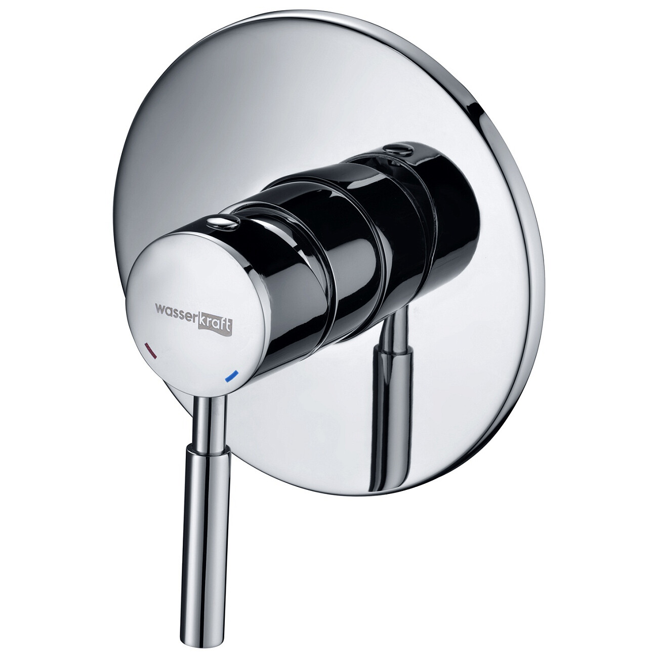Смеситель для душа встраиваемый из латуни хром Wasserkraft 4151 - изображение 4