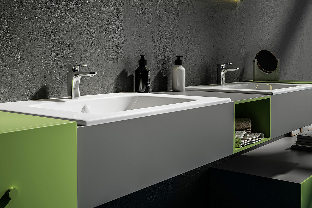 Раковина накладная керамическая прямоугольная 51,5х71 см белая Stworki 42071-KL - изображение 4