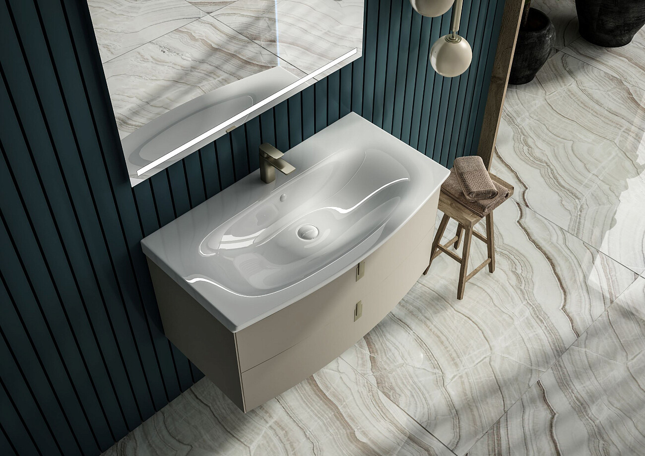 Раковина накладная керамическая прямоугольная 51х90 см белая Stworki 16090-KL - изображение 10