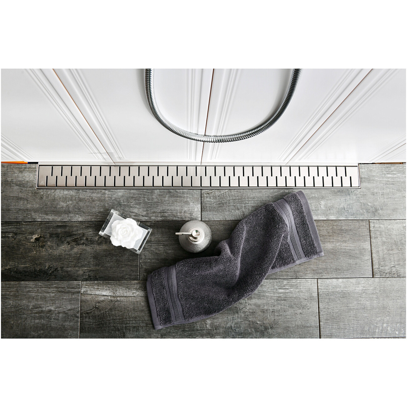 Душевой лоток с решеткой 85 см хром Creto Snake CRE-850 SN - изображение 11