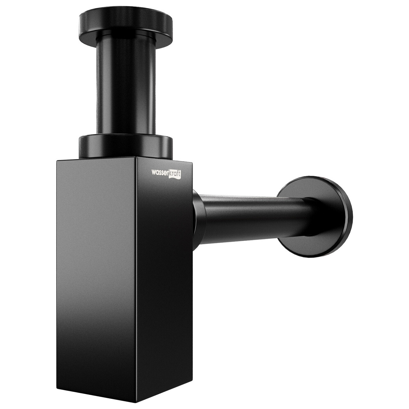 Сифон для раковины латунный черный Wasserkraft A169 - изображение 2