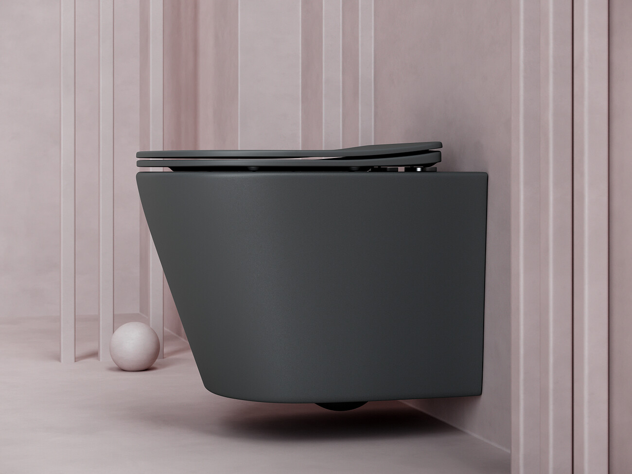 Унитаз подвесной Ceramicanova Balearica Rimless CN6000MDH с инсталляцией Diwo 4501, с кнопкой 7320 - изображение 3