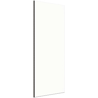 Штора на ванну неподвижная 60х150 см прозрачная, черная Diwo &quot;Ростов&quot; 4GW011