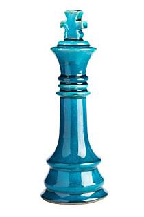 Статуэтка синяя &quot;Шахматная фигура&quot; Marine Chess 