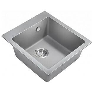 Мойка кухонная серый металлик Milacio Murcia 46 Cuarzo MC.77033