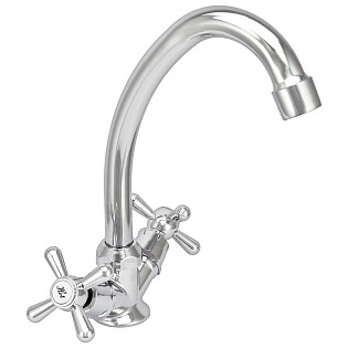 Смеситель для раковины двухвентильный хром Istok life Luxe 0402.436