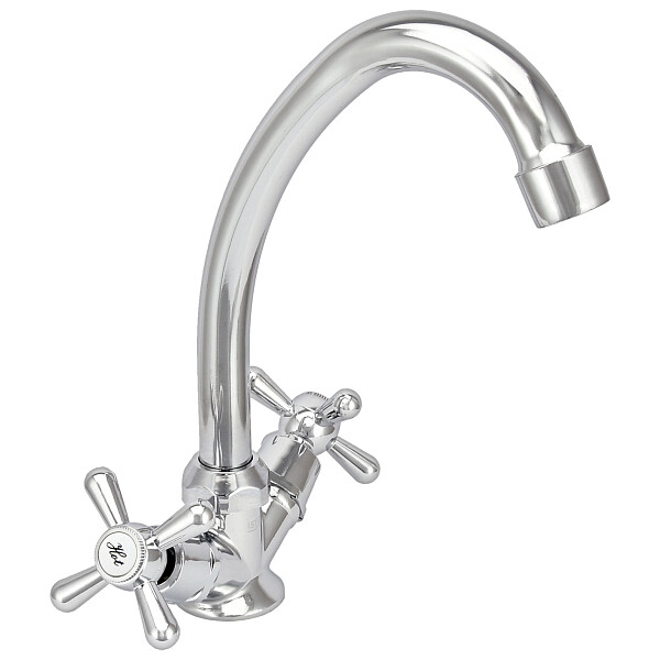 Смеситель для раковины двухвентильный хром Istok life Luxe 0402.436 - изображение 1