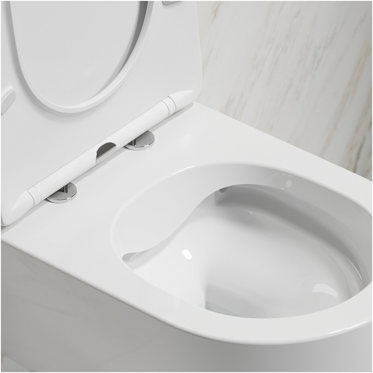 Унитаз Ceramicanova Modena Rimless CN6063 с инсталляцией Ewrika ProLT 0026-2020 - изображение 8