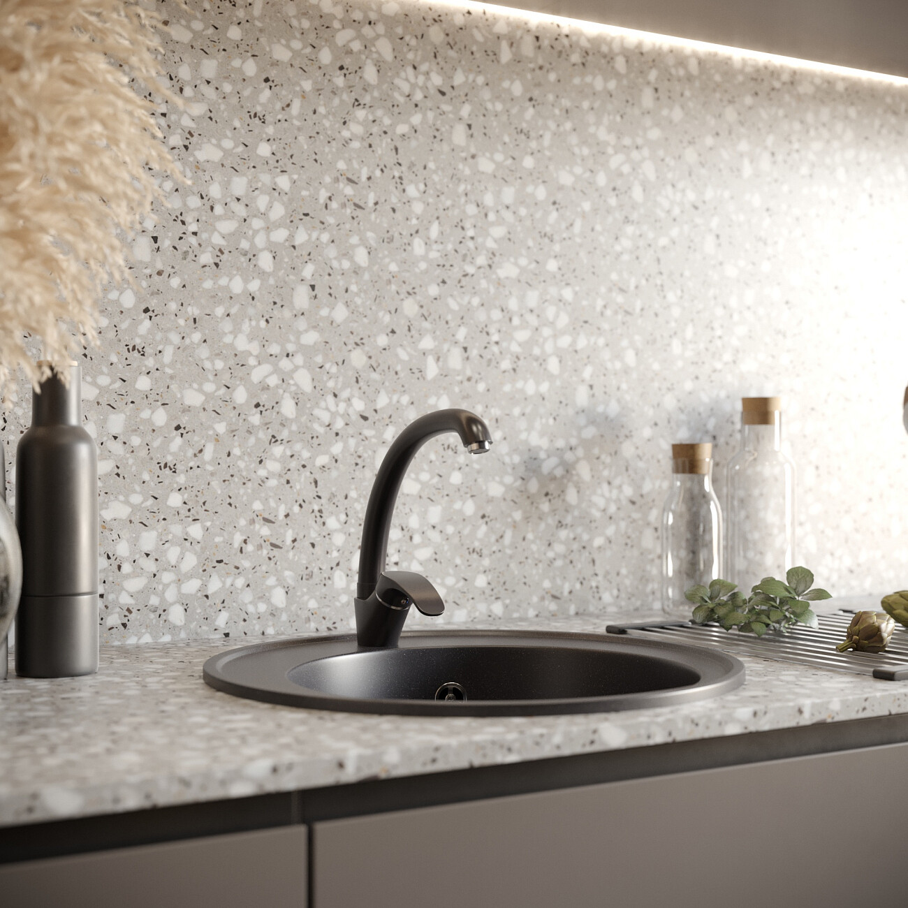 Смеситель для кухни однорычажный космос Domaci "Солерно" UQ-007-08 - изображение 4