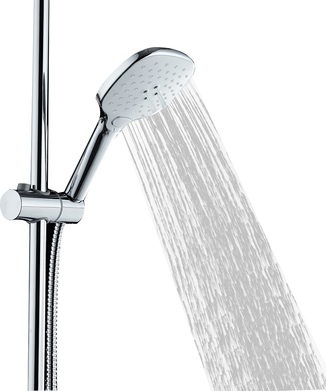 Лейка для ручного душа квадратная 12 см хром Stworki "Хадстен" XA-06cr - изображение 6