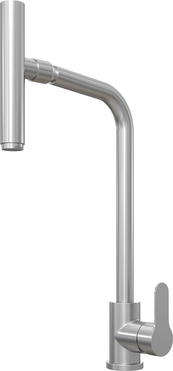 Смеситель для кухни однорычажный с поворотным изливом хром Domaci "Равенна" D99-009ni - изображение 3