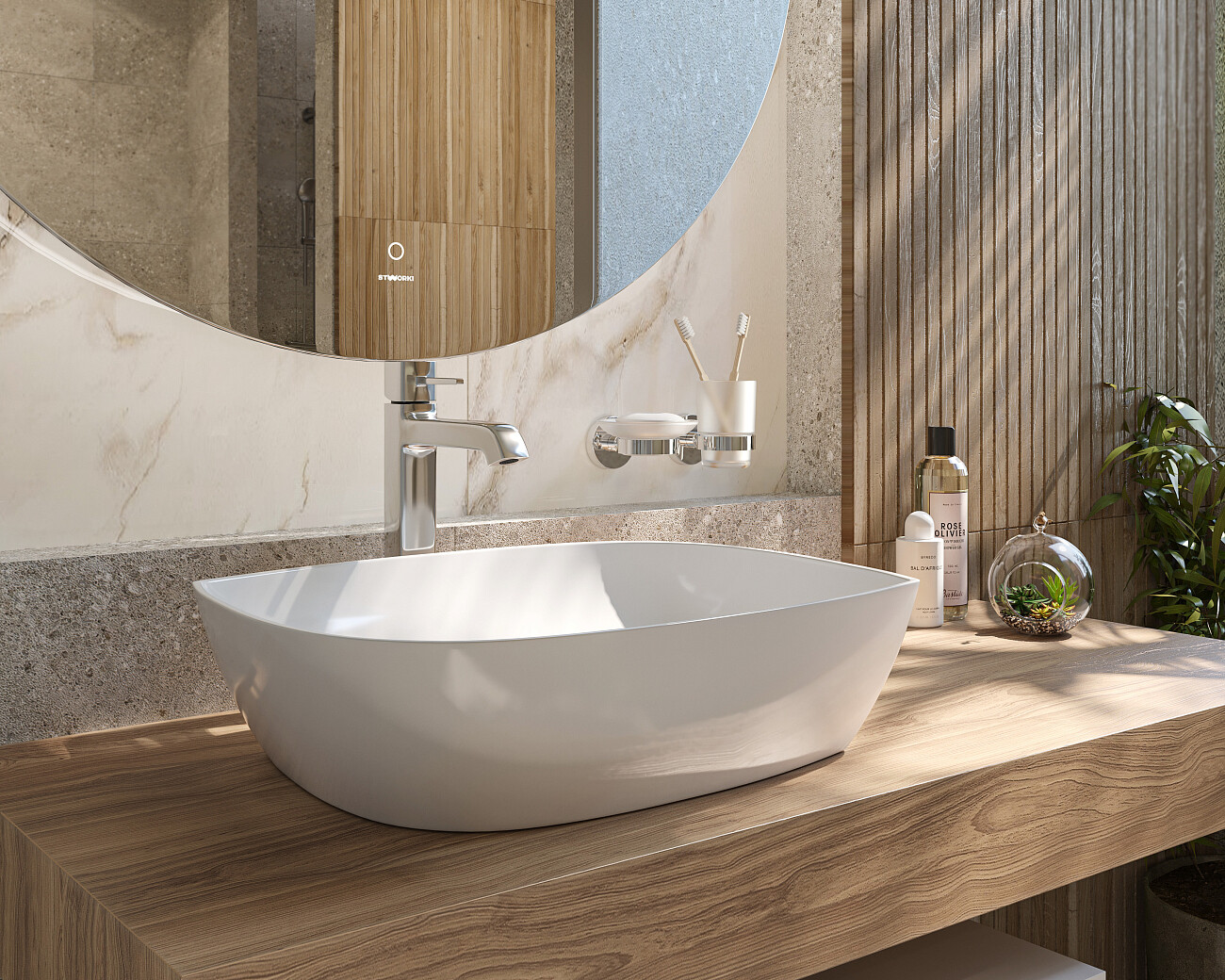 Смеситель для раковины однорычажный хром Stworki "Эстерсунд" ES-02cr - изображение 6