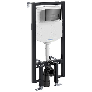 Система инсталляции для унитазов с кнопкой черной Vils 56TLT.010.ME.PB03