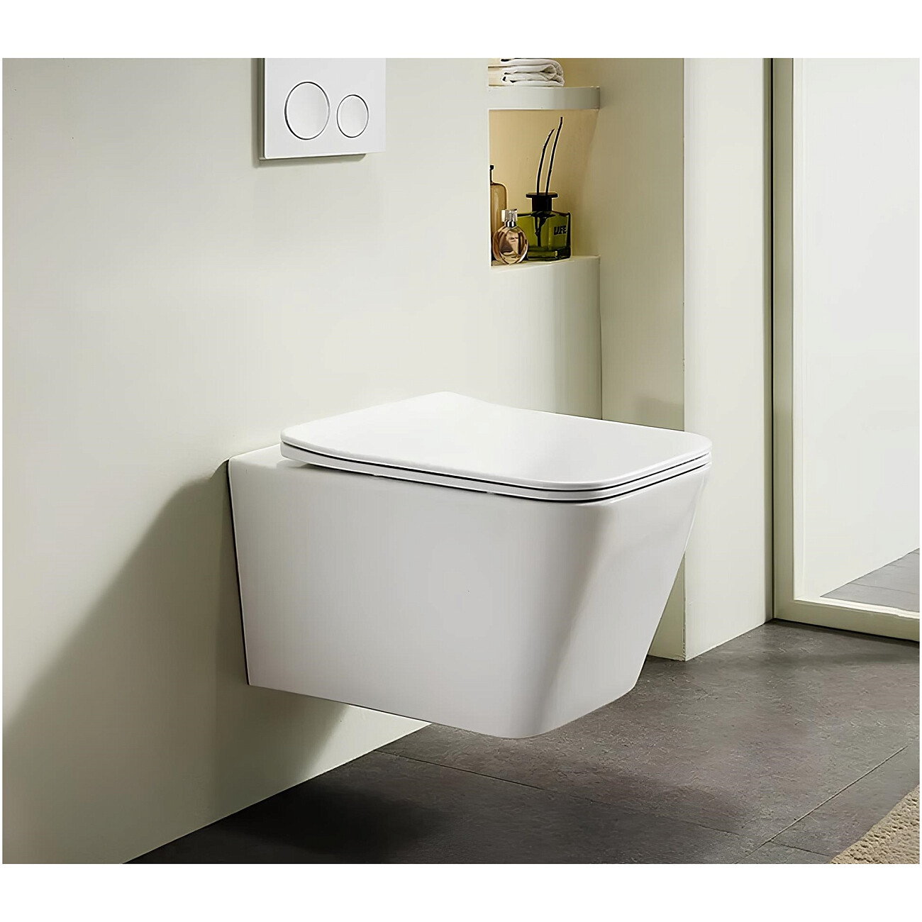 Унитаз подвесной безободковый белый матовый Cerutti SPA Maiella Aria MW CT9164 - изображение 10