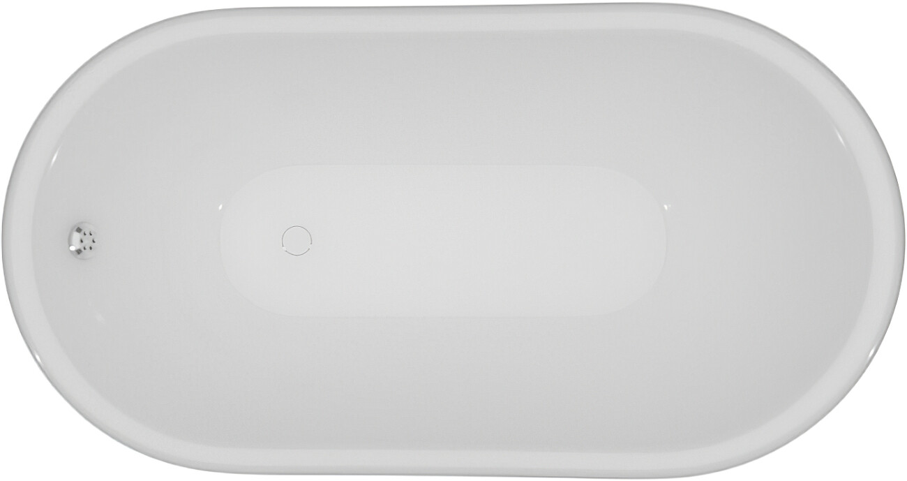 Ванна акриловая овальная отдельностоящая 75х150 см белая Artemis Ottovia 1.05.407.005.01.3.28 - изображение 7