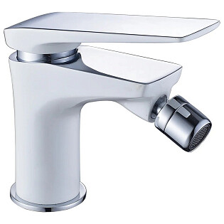 Смеситель для биде белый, хром Lemark Allegro LM5908CW